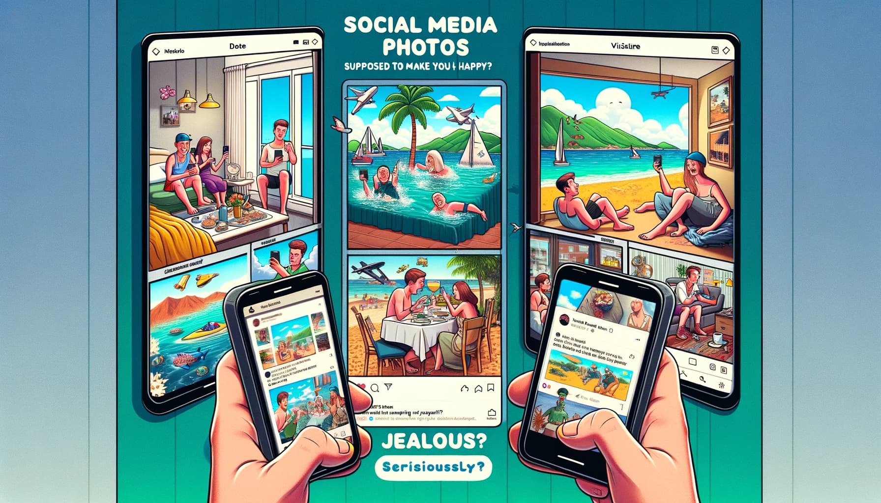 Foto di Sosmed, Bukannya Bikin Happy Malah Bikin Cemburu? Seriusan Nih?
