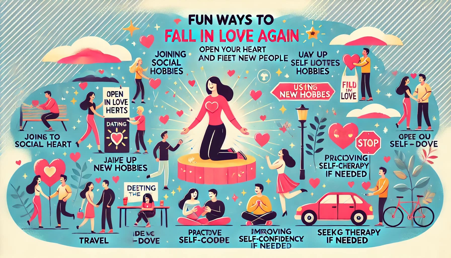 Cara Asik Biar Bisa Jatuh Cinta Lagi dan Punya Pasangan